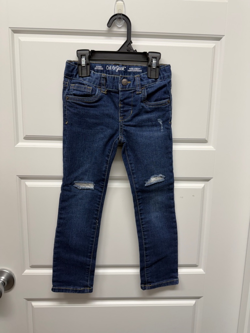 Cat & Jack Indigo Ripped Skinny Jeans